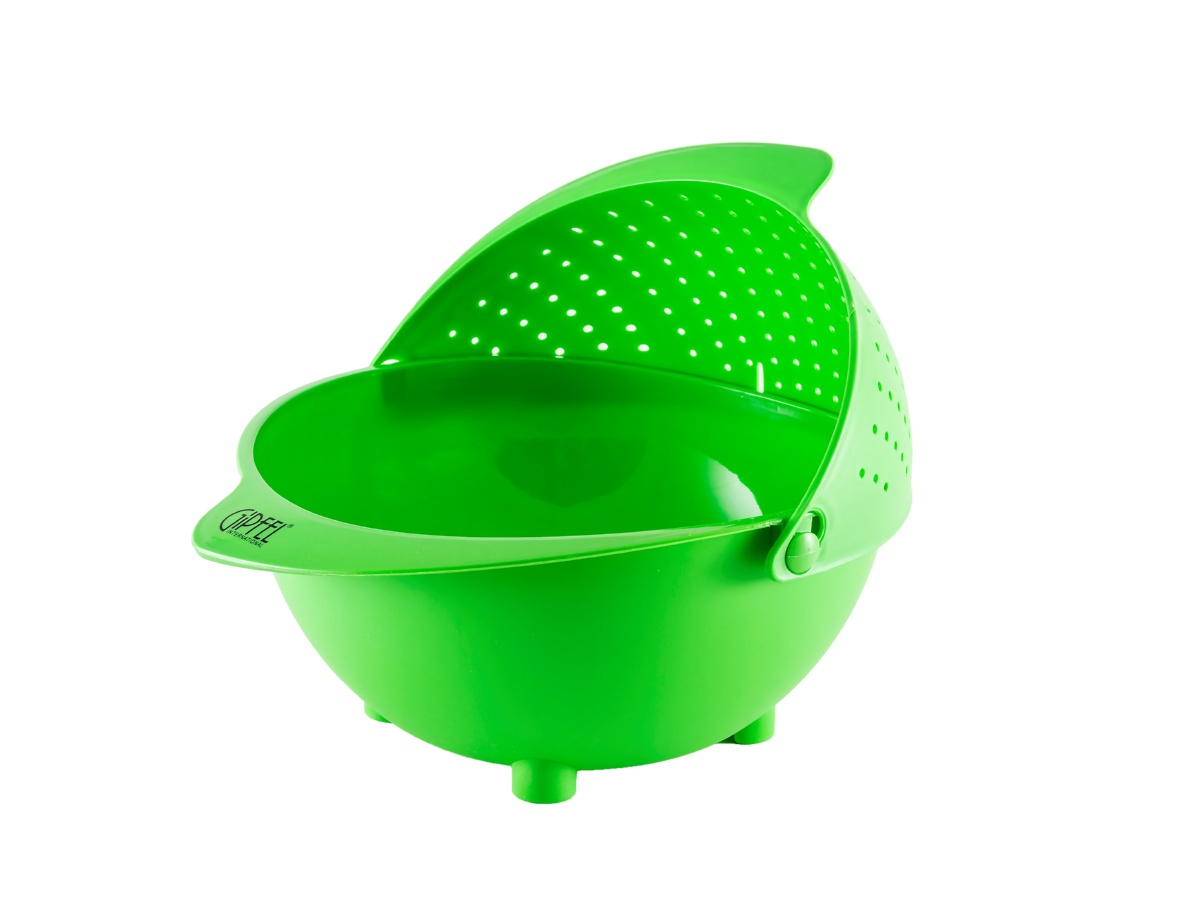 картинка 2072 GIPFEL Чашка-дуршлаг. Материал: пластик. Цвет: зеленый. Размер (Д*Ш*В) : 31*26*11,5 см от магазина Gipfel