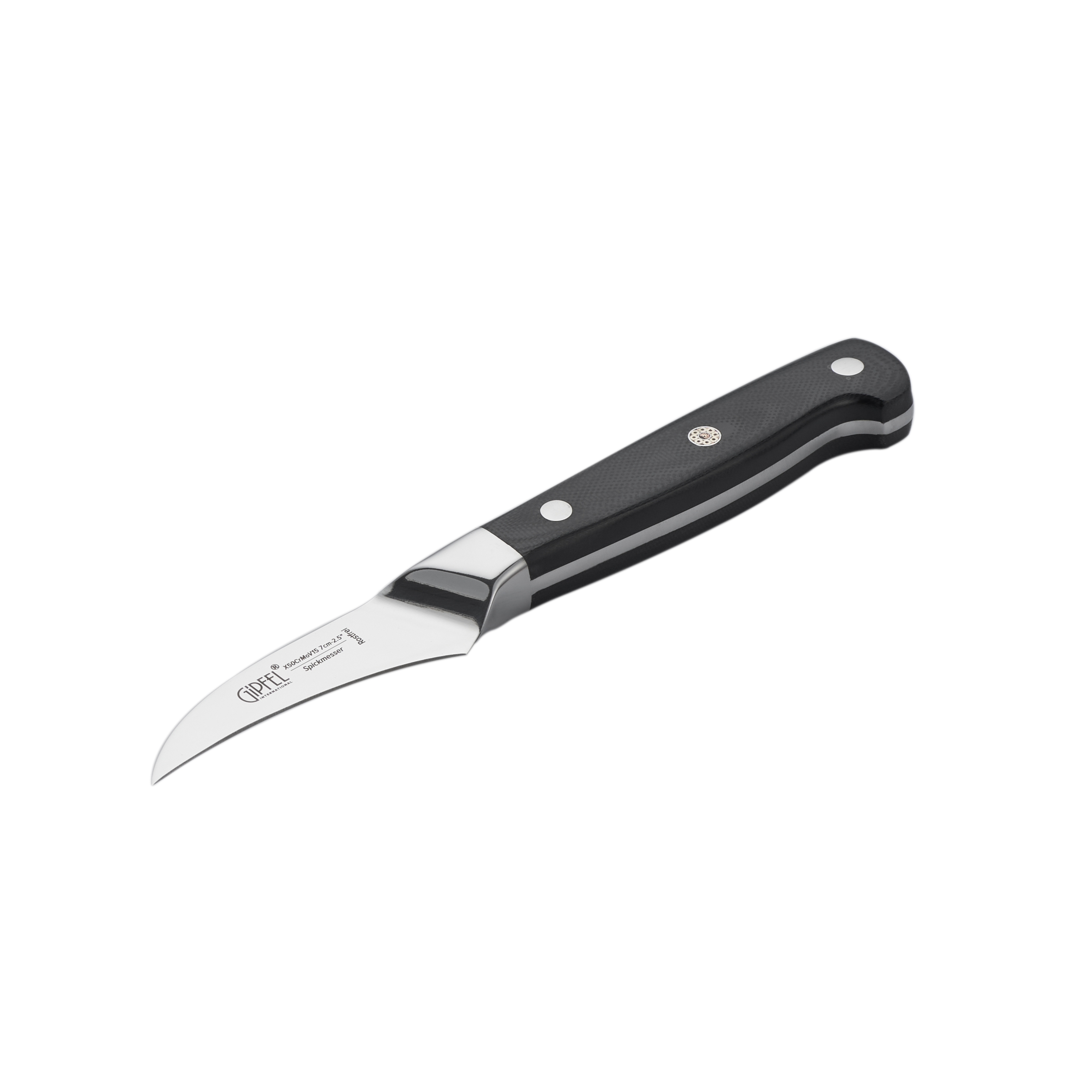 Нож для чистки овощей изогнутый Gipfel New Professional 8658 6,5 см фото